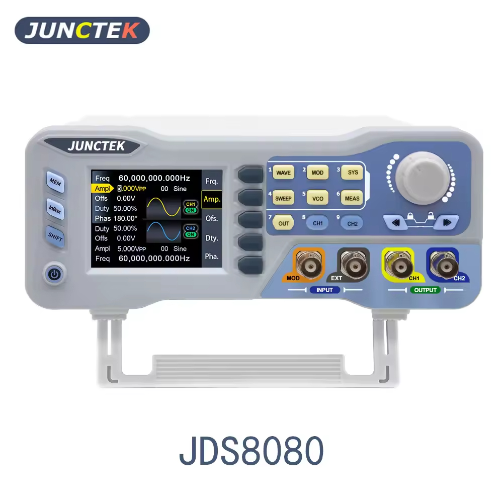 Function Arbitrary Waveform Generator - JDS8080 JUNCTEK 80MHz signaalgenerator met twee