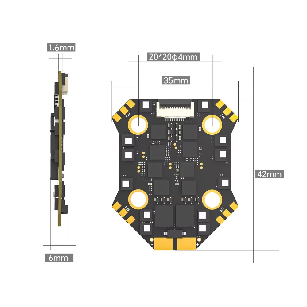 iFlight Borg Mini F7 vluchtcon - Fpv Flight Controller F7 Stack 60A recensie en prijs