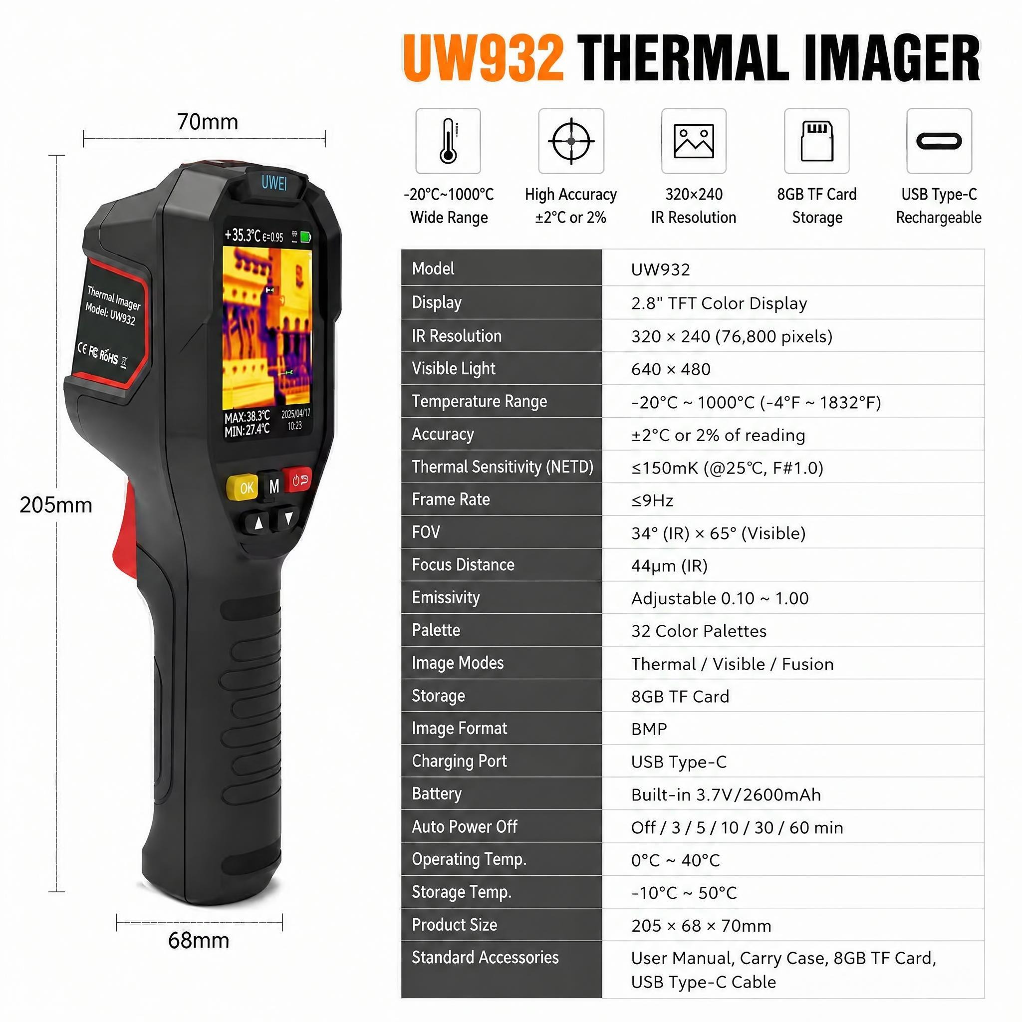 Handheld Thermische Beeldvorme - Thermal Imaging Camera Pcb Repair recensie en prijs
